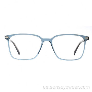 Mujer Square Eco Acetate Frames Gafas ópticas